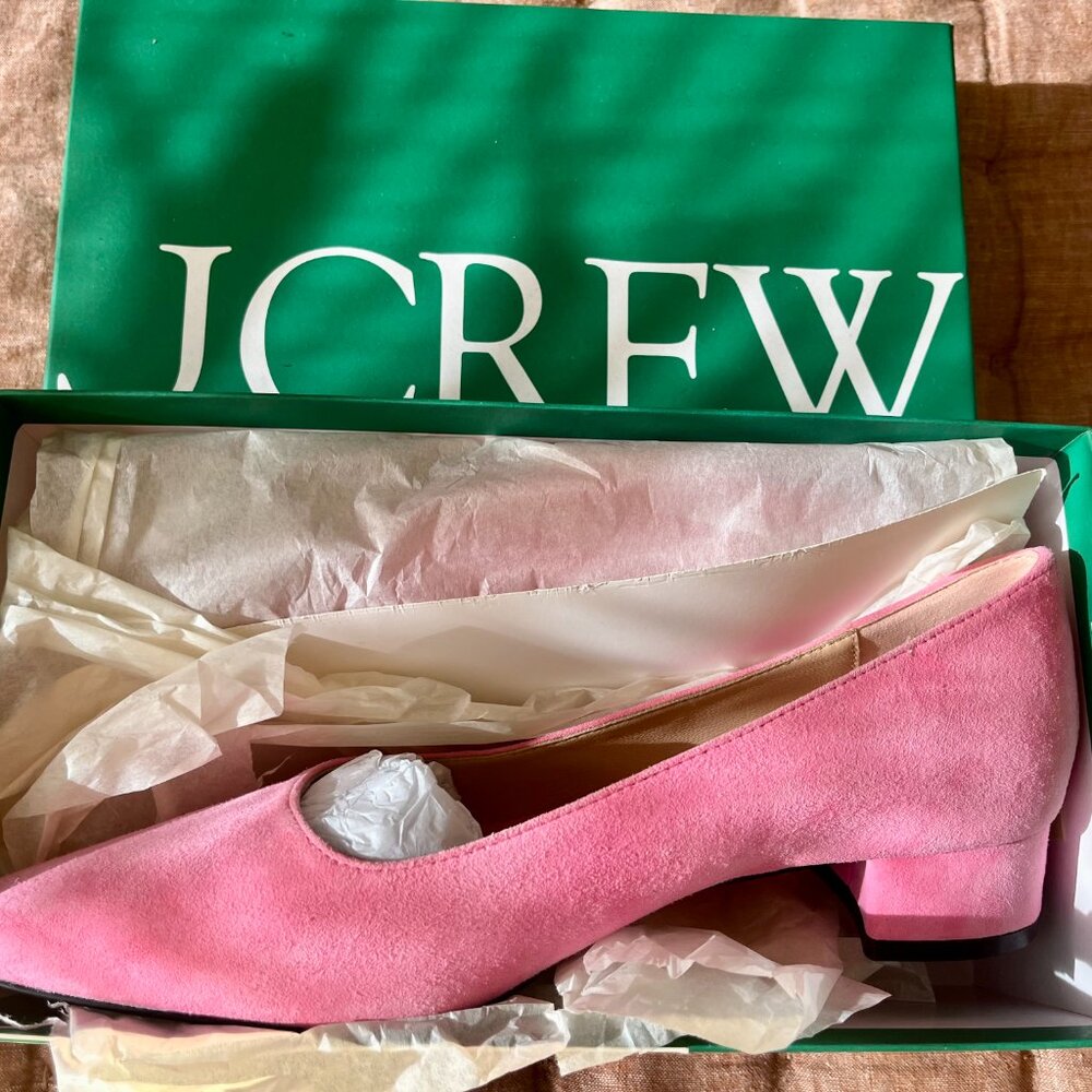 J Crew pointed toe pumps in suede - Picture 4 of 4